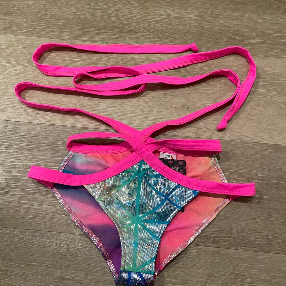 Rainbow rave bottoms